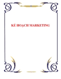 KẾ HOẠCH MARKETING - E MARKETING