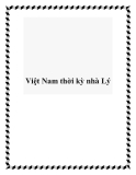 Việt Nam thời kỳ nhà Lý