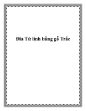 Đĩa Tứ linh bằng gỗ Trắc