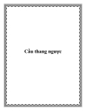 Cầu thang ngược