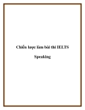 Chiến lược làm bài thi IELTS Speaking