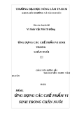 Đề tài: ỨNG DỤNG CÁC CHẾ PHẨM VI SINH TRONG CHĂN NUÔI