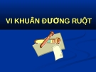  VI KHUẨN ĐƯỜNG RUỘT