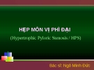 HẸP MÔN VỊ PHÌ ĐẠI