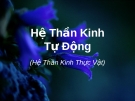 Tóm tắt Hệ Thần Kinh Tự Động