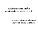 NHỊP NHANH THẤT XOẮN ĐỈNH- RUNG THẤT