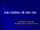 Đại cương siêu âm