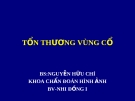 TỔN THƯƠNG VÙNG CỔ