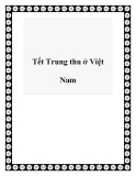 Tết Trung thu ở Việt Nam