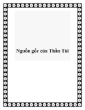 Nguồn gốc của Thần Tài