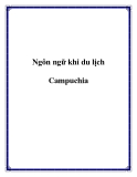 Ngôn ngữ khi du lịch Campuchia