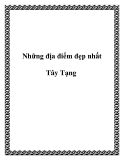 Những địa điểm đẹp nhất Tây Tạng