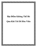 Địa Điểm Không Thể Bỏ Qua Khi Tới Di Hòa Viên