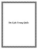 Cẩm nang Du Lịch Trung Quốc