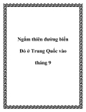 Ngắm thiên đường biển Đỏ ở Trung Quốc vào tháng 9