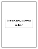 Bộ ba: CRM, ISO 9000 và ERP