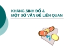 KHÁNG SINH ĐỒ & MỘT SỐ VẤN ĐỀ LIÊN QUAN