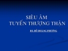 Siêu âm tuyến thượng thận