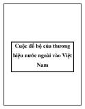 Cuộc đổ bộ của thương hiệu nước ngoài vào Việt Nam