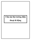 Chia lại thị trường điện thoại di động