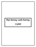 Đại dương xanh hương vị phở