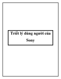 Triết lý dùng người của Sony