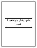 Lean - giải pháp cạnh tranh