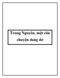 Trung Nguyên, một câu chuyện dang dở