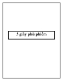 3 giây phù phiếm