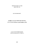  LUẬN VĂN TỐT NGHIỆP"  NGHIÊN CỨU ĐẶC ĐIỂM SINH TRƯỞNG CỦA CÁ NGÁT (Plotosus canius Hamilton, 1822)"