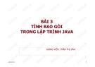 BÀI 3 TÍNH BAO GÓI TRONG LẬP TRÌNH JAVA