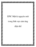 EPIC Một kỉ nguyên mới trong lĩnh vực cảm ứng điện thế