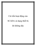 Cải tiến hoạt động của SCADA sử dụng thiết bị đo không dây