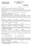 ĐỀ THI THỬ ĐẠI HỌC NĂM 2013 MÔN VẬT LÝ - TRƯỜNG THPT CHUYÊN HÀNỘI – AMSTERDAM - Mã đề thi 485