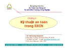 Chương 4 Kỹ thuật an toàn trong sản xuất công nghiệp