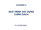 CHƯƠNG 3:  QUÁ TRÌNH XÂY DỰNG CHÍNH SÁCH