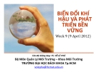 BIẾN ĐỔI KHÍ HẬU VÀ PHÁT TRIỂN BỀN VỮNG Week 9 (9 April 2012) CHƯƠNG 5