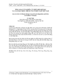 BÁO CÁO " TỔNG QUAN VỀ NGHIÊN CỨU BIẾN ĐỔI KHÍ HẬU VÀ CÁC HOẠT ĐỘNG THÍCH ỨNG Ở MIỀN NAM VIỆT NAM "