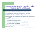 Chương 6: ỨNG  DỤNG GIS VÀ VIỄN THÁM TRONG QUẢN LÝ TN&MT