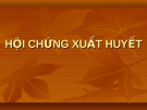 Bệnh học: HỘI CHỨNG XUẤT HUYẾT