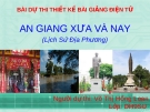 AN GIANG XƯA VÀ NAY