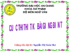 RÈN LUYỆN KỸ NĂNG VIẾT CÂU