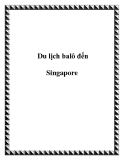 Du lịch balô đến Singapore