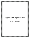 Người bệnh mạn tính nên đi bộ - Vì sao?