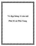 Vẻ đẹp hùng vĩ của núi Phú Sĩ xứ Phù Tang