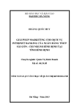 Luận văn: Giải pháp Marketing cho dịch vụ Internet Banking của ngân hàng TMCP Sài Gòn - Chi nhánh Bình Định tại tỉnh Bình Định