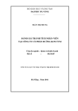 Luận văn:Đánh giá thành tích nhân viên tại công ty cổ phần đường Kon Tum