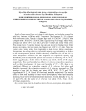 Một số đặc điểm hình thái, sinh vật học và sinh thái học của mọt đậu (Acanthoscelides obtectus Say) (Bruchidae, Coleoptera)