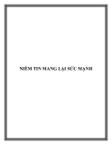 NIỀM TIN MANG LẠI SỨC MẠNH