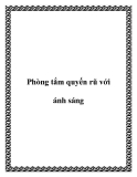 Phòng tắm quyến rũ với ánh sáng